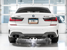 Load image into Gallery viewer, AWE Tuning 3020-42078 FITS: 2019+ BMW M340i (G20) Track Edition Exhaust Quad Chrome Silver Tips Catback