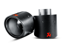 Load image into Gallery viewer, Akrapovic TP-MINR56/57-CA FITS: 07-14 MINI Cooper S (R56) / Cooper S Cabrio (R57) Tail Pipe Set (Carbon) Tips