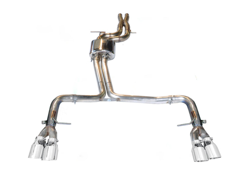 AWE Tuning 3020-42026 FITS: Audi B8.5 S4 3.0T Track Edition Exhaust Chrome Silver Tips (102mm) Catback