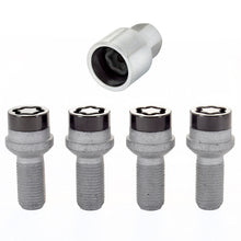 Load image into Gallery viewer, McGard 28374 FITS: Wheel Lock Bolt Set 4pk. (Radius Seat) M14X1.5 / 17mm Hex / 27.0mm Shank Length Black Wheel Bolts