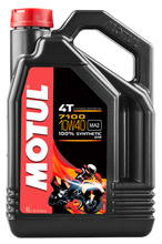 Load image into Gallery viewer, Motul 104092 FITS: 4L 7100 4-Stroke Engine Oil 10W40 4T Motor Oils