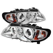 Load image into Gallery viewer, SPYDER 5042408 FITS: BMW E46 3-Series 02-05 4DR Projector Headlights 1PC LED Halo Chrm PRO-YD-BMWE4602-4D-AM-C Headlights