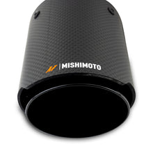 Load image into Gallery viewer, Mishimoto MMEXH-TIP-CF3BK FITS: Muffler FITS: Carbon Fiber Muffler Tip 3in Inlet 4in Outlet Black Muffler