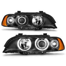 Load image into Gallery viewer, ANZO 121017 FITS: 1997-2001 BMW 5 Series Projector Headlights w/ Halo Black Headlights