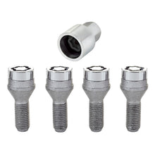 Load image into Gallery viewer, McGard 27179 FITS: Wheel Lock Bolt Set 4pk. (Cone Seat) M12X1.5 / 17mm Hex / 25.5mm Shank Length Chrome Wheel Bolts