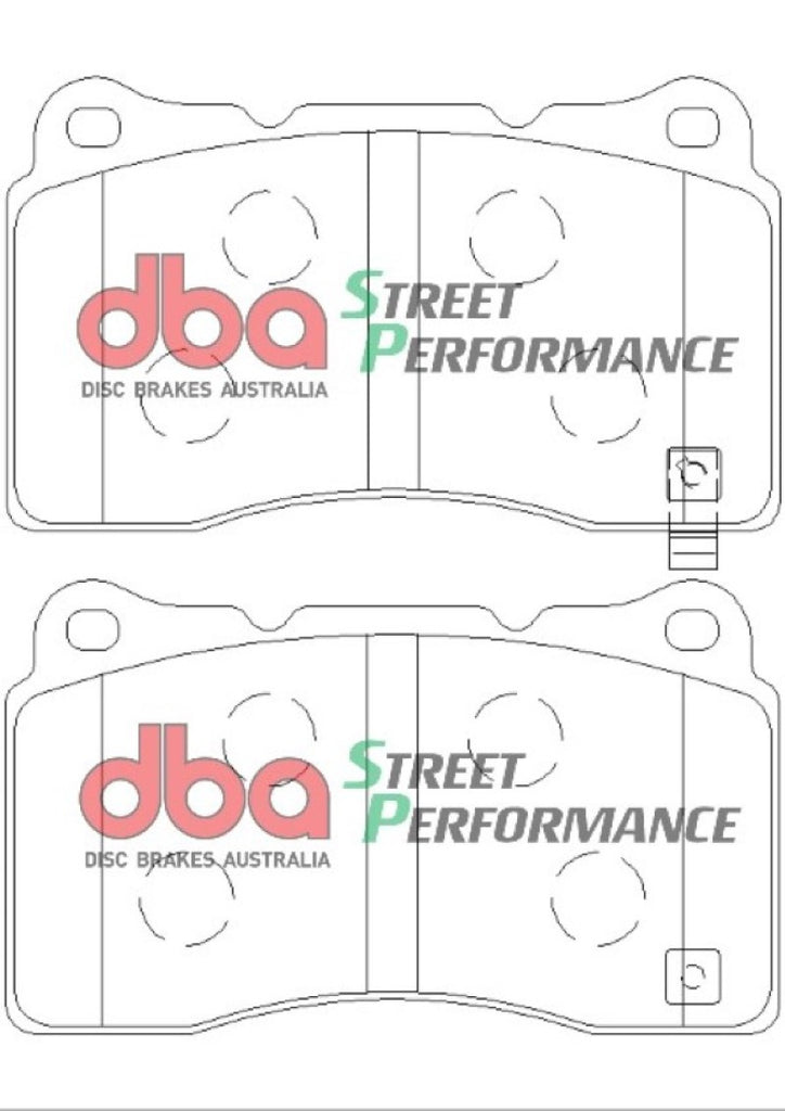DBA DB1678SP FITS: 04-14 Subaru Impreza WRX STI SP500 Front Brake Pads Brake Pads Performance