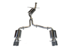 Load image into Gallery viewer, AWE Tuning 3015-42022 FITS: Audi B8 A5 2.0T Touring Edition Exhaust Quad Outlet Polished Silver Tips Catback