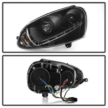 Load image into Gallery viewer, SPYDER 5017529 FITS: Volkswagen GTI 06-09/Jetta 06-09 Xenon/HID Model Only DRL Black PRO-YD-VG06-HID-DRL-BK Headlights