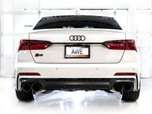 Load image into Gallery viewer, AWE Tuning 3015-43107 FITS: 19-23 Audi C8 S6/S7 2.9T V6 AWD Touring Edition Exhaust Diamond Black Tips Catback