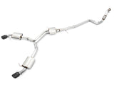 AWE Tuning 3015-33078 FITS: Audi B9 A4 Touring Edition Exhaust Dual Outlet Diamond Black Tips (Includes DP) Catback