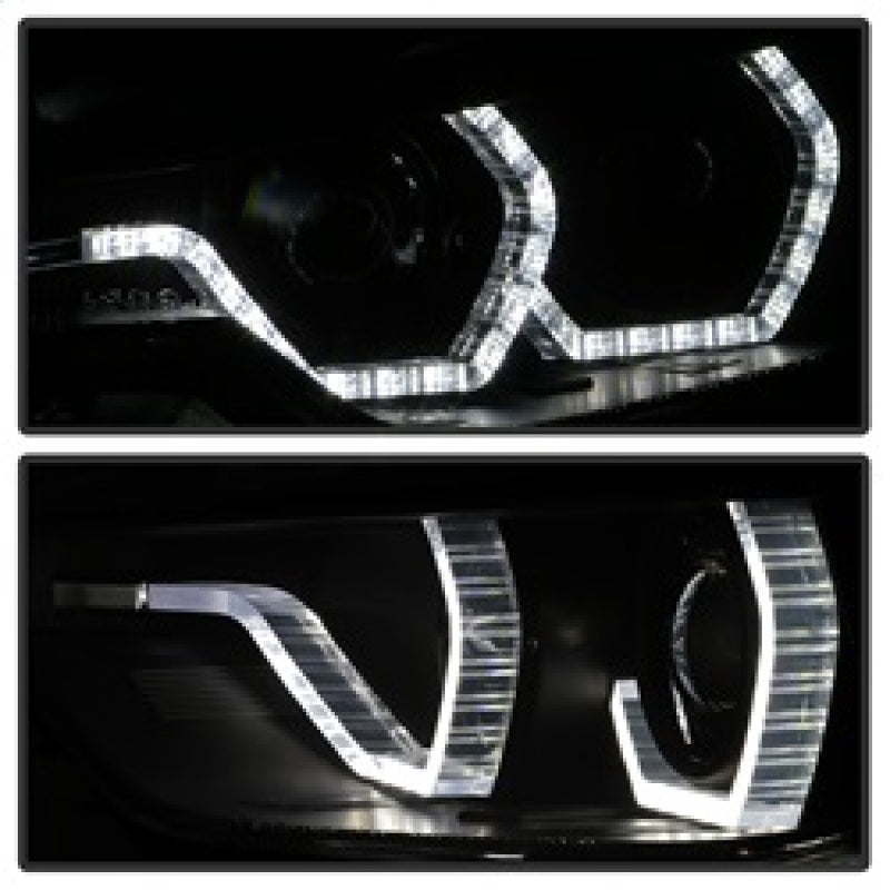 SPYDER 5085047 FITS: 12-14 BMW F30 3 Series 4DR Projector Headlights LED DRL Blk Smoke PRO-YD-BMWF3012-DRL-BSM Headlights