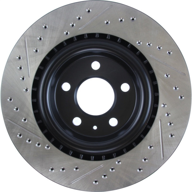 Stoptech 127.33137L FITS:StopTech Slotted & Drilled Sport Brake Rotor Brake Rotors Slot & Drilled