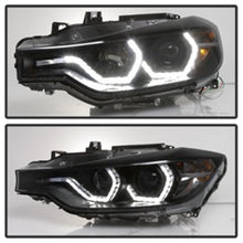 Load image into Gallery viewer, SPYDER 5085047 FITS: 12-14 BMW F30 3 Series 4DR Projector Headlights LED DRL Blk Smoke PRO-YD-BMWF3012-DRL-BSM Headlights