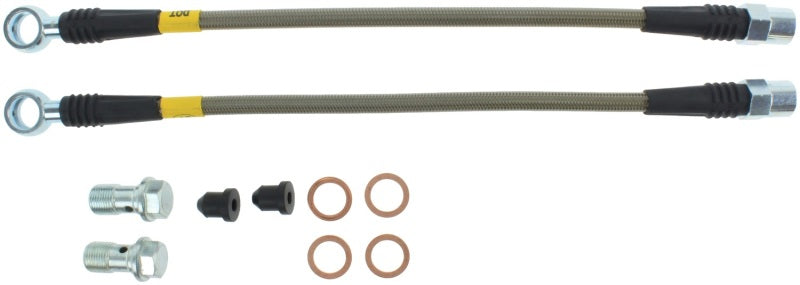 Stoptech 950.33502 FITS:StopTech 02-08 Audi A4 Quattro Rear Stainless Steel Brake Line Kit Brake Line Kits