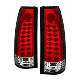 SPYDER 5001375 FITS: Chevy C/K Series 1500 88-98/Blazer 92-94 LED Tail Lights Red Clear ALT-YD-CCK88-LED-RC Tail Lights