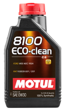 Load image into Gallery viewer, Motul 102888 FITS: 1L Synthetic Engine Oil 8100 Eco-Clean 0W30 12X1L C2/API SM/ST.JLR 03.5007 1L Motor Oils