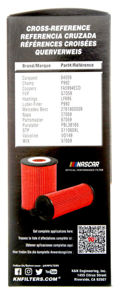 K&N Engineering HP-7040 FITS:K&N 2020 Mercedes-Benz C43 AMG Oil Filter Oil Filters