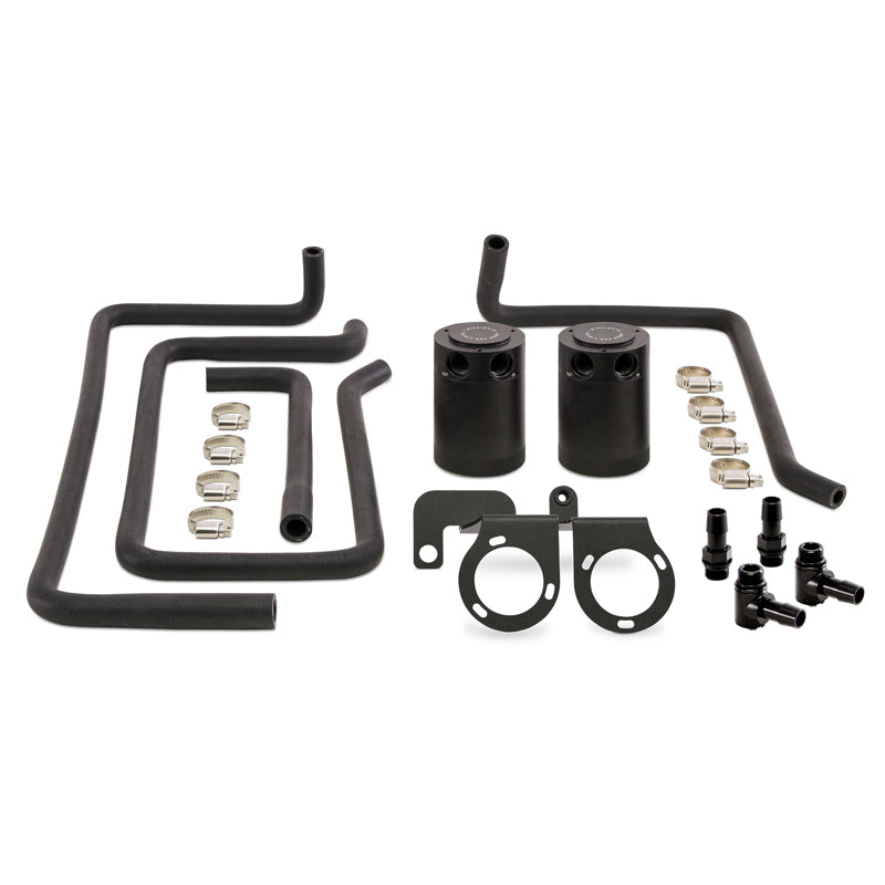 Mishimoto MMBCC-370Z-09PBE FITS: Oil Catch Cans FITS: 09+ Nissan 370Z Direct Fit Baffled Oil Catch Can Black Oil Catch Cans