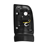 AlphaRex 94-01 1500/2500/3500 LUXX-Series LED Tail Lights - Black/Red FITS: Dodge Ram - ARX643003