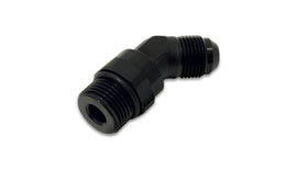 Vibrant 16950 FITS: -12AN Male to Male -12AN Straight Cut 45 Degree Adapter Fitting Anodized Black Fittings