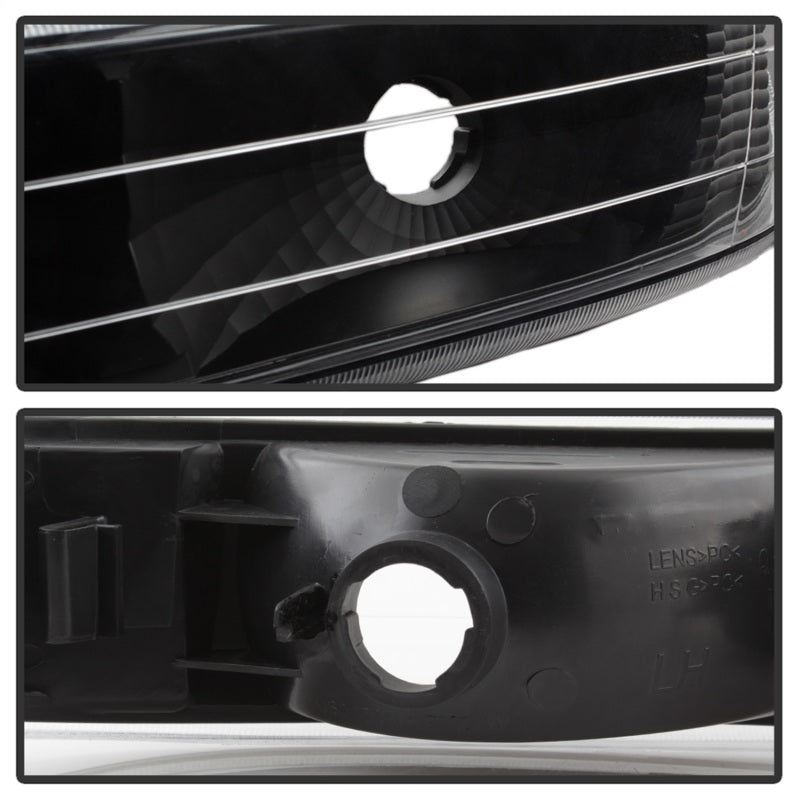 SPYDER 5064271 FITS:xTune Chevy Silverado 99-02 Amber Reflector Bumper Lights Black CBL-JH-CS99-AM-BK Sidemarkers & Indicators