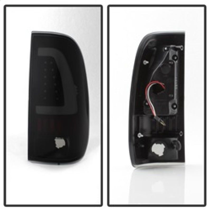 SPYDER 9038501 FITS:xTune 97-03 Ford F-150 Light Bar LED Tail Lights Black Smoke (ALT-ON-FF15097-LBLED-BSM) Tail Lights