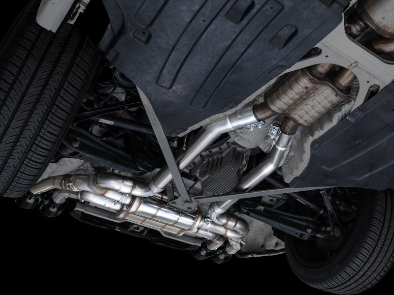 AWE Tuning 3025-43301 FITS: 20-25 BMW X3 M/M Comp (F97) AWD SwitchPath Axle-back Exhaust Diamond Black Tips Axle Back
