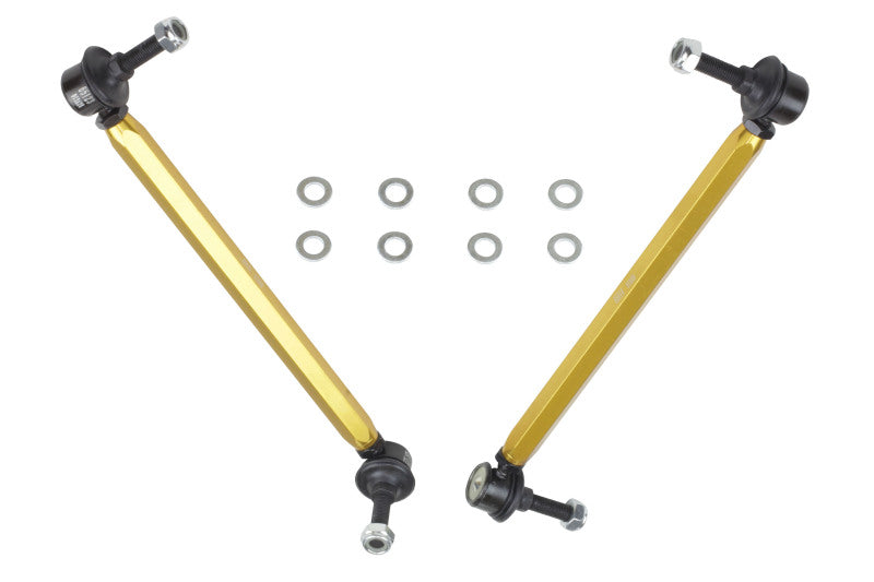 Whiteline KLC154 FITS: 05+ BMW 1 Series/3/05-10/11 3 Series Front Swaybar Link Assembly H/Duty Adj Steel Bal Sway Bar Endlinks