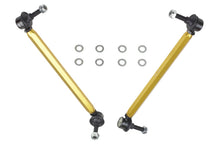 Load image into Gallery viewer, Whiteline KLC154 FITS: 05+ BMW 1 Series/3/05-10/11 3 Series Front Swaybar Link Assembly H/Duty Adj Steel Bal Sway Bar Endlinks