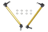 Whiteline KLC154 FITS: 05+ BMW 1 Series/3/05-10/11 3 Series Front Swaybar Link Assembly H/Duty Adj Steel Bal Sway Bar Endlinks