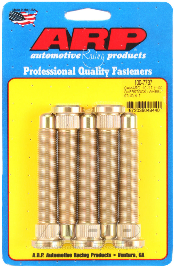 ARP 100-7737 FITS: 10-17 Chevrolet Camaro M14 1in Over Stock Length Wheel Stud Kit Wheel Studs