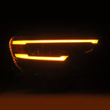 AlphaRex 25-26 1500 Luxx LED Proj Headlights -Alpha Black w/Activ Lit/Seq Signal/Switchbk FITS: Dodge Ram - ARX880906