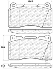 Load image into Gallery viewer, Stoptech 309.10010 FITS:StopTech Performance 04-07 STi / 03-06 Evo / 08-10 Evo / 10+ Camaro Front Brake Pads Brake Pads Performance