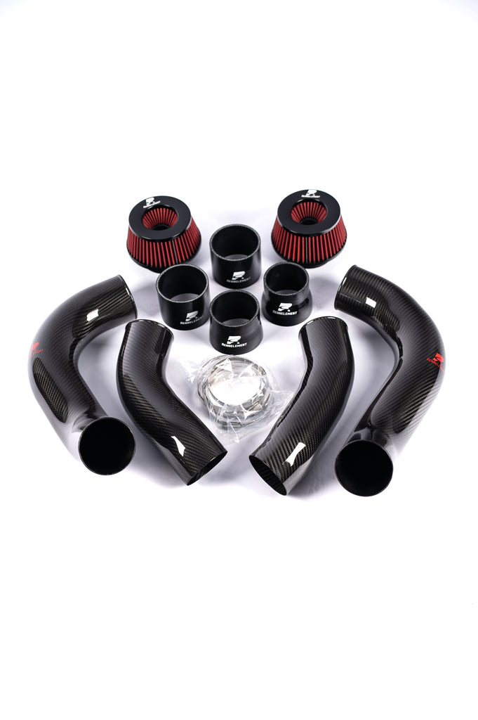 RENNELEMENT G90/G99 M5 3.5” Dry Carbon Fiber Front Mount Intake System