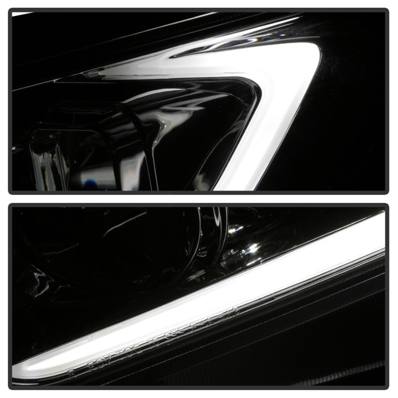 SPYDER 9042225 FITS:xTune 09-14 Acura TSX Projector Headlights Light Bar DRL Chrome (PRO-JH-ATSX09-LB-C) Headlights
