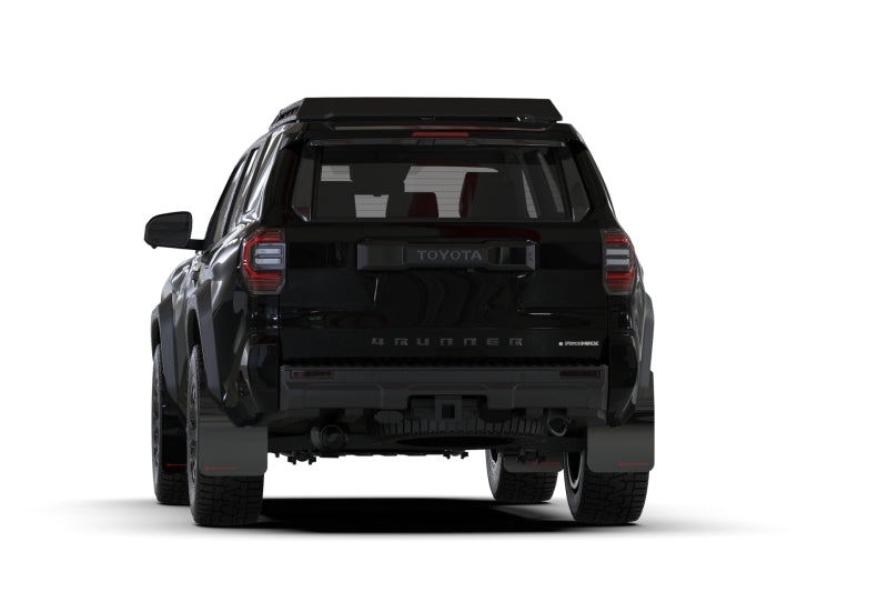 Rally Armor MF148-UR-BLK-MBK FITS: 2025+ Toyota 4Runner Black UR Mud Flap w/ Metallic Black Logo Mud Flaps