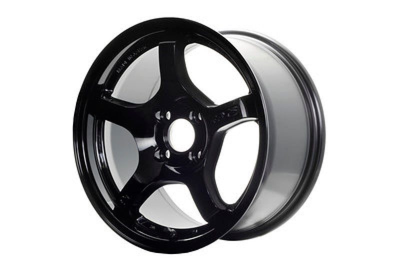 Gram Lights WGCR445EGX FITS: 57CR 19x9.5 +45 5-114.3 Glossy Black Wheel Wheels Cast