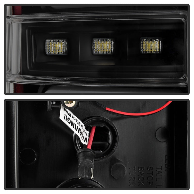 SPYDER 5085740 FITS: 16-17 Toyota Tacoma LED Tail Lights Black Smoke (ALT-YD-TT16-LED-BSM) Tail Lights