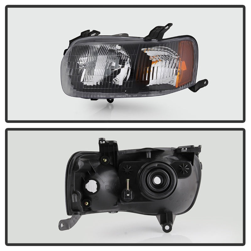 SPYDER 9042591 FITS:xTune 01-04 Ford Escape OEM Style Headlights Black (HD-JH-FESCA01-AM-BK) Headlights