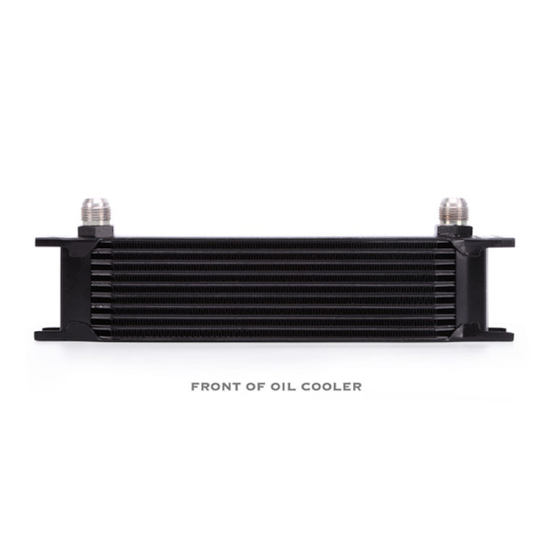 Mishimoto MMOC-U FITS: Oil Coolers FITS: Universal 10 Row Oil Cooler Kit (Metal Braided Lines) Oil Coolers