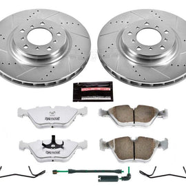 PowerStop K2903-26 FITS:Power Stop 01-06 BMW M3 Front Z26 Street Warrior Brake Kit Brake Kits Performance D&S