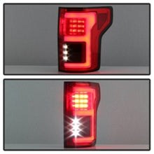 Load image into Gallery viewer, SPYDER 5085320 FITS: 15-18 Ford F-150 LED Tail Lights (w/Blind Spot) Red Clear (ALT-YD-FF15015BS-LBLED-RC) Tail Lights