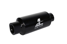 Load image into Gallery viewer, Aeromotive 12350 FITS: In-Line Filter 10AN 10 Micron Microglass Element Bright-Dip Black 2in OD Fuel Filters