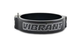 Vibrant 32538 FITS: 4in O.D. Aluminized HD 2.0 Clamp Anodized Black (Clamp Only) Clamps