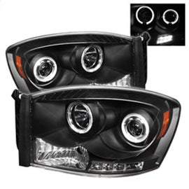 SPYDER 5010001 FITS: Dodge Ram 1500 06-08/Ram 2500 06-09 Projector Headlights LED Halo LED Blk PRO-YD-DR06-HL-BK Headlights