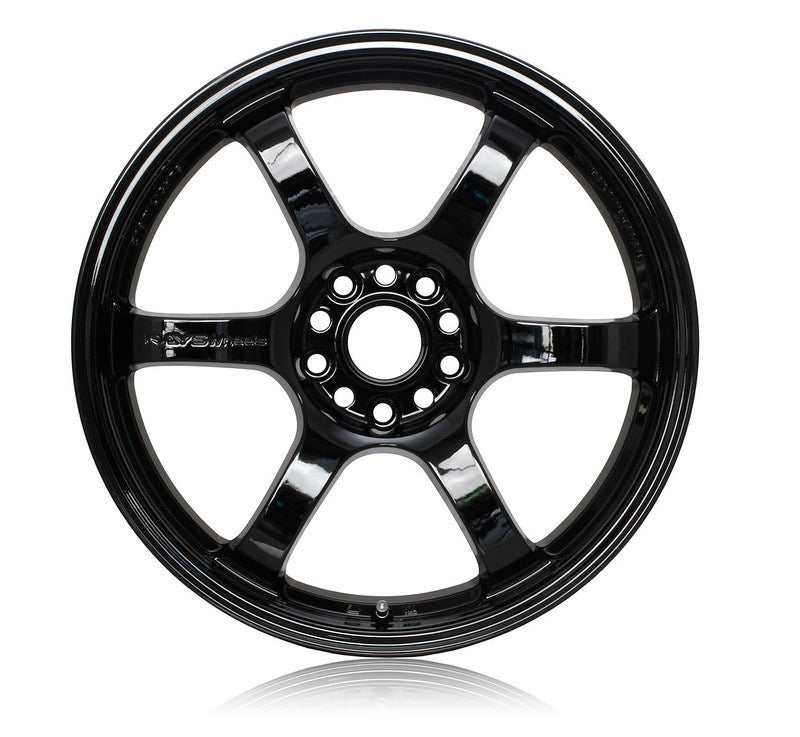 Gram Lights WGIX22EGX FITS: 57DR 18x9.5 +22 5-114.3 Glossy Black Wheel Wheels Cast