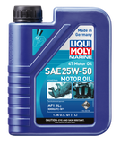 LIQUI MOLY 22508 FITS: 1L Marine 4T Motor Oil SAE 25W50 Motor Oils