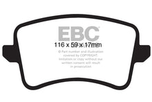 Load image into Gallery viewer, EBC DP31988C FITS: 09-11 Audi A4 2.0 Turbo Redstuff Rear Brake Pads Brake Pads Performance