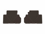 WeatherTech 18-25 Audi Q5 2nd Row Rear All-Weather Floor Mats - Cocoa