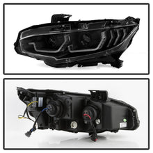 Load image into Gallery viewer, SPYDER 5087867 FITS: Honda Civic 16- 2DR/4DR/Hatchback Projector Headlights Black PRO-YD-HC16SI-SEQGR-BK Headlights